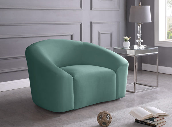 Vivian Chair In Mint Velvet