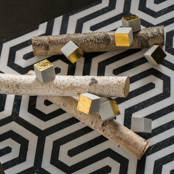 Birch Logs with Cube/ Pivot Wall Play Set of 3