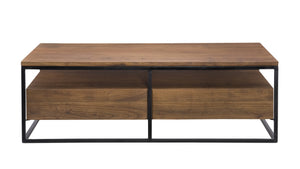 Moe's Vancouver Coffee Table with Storage Drawers