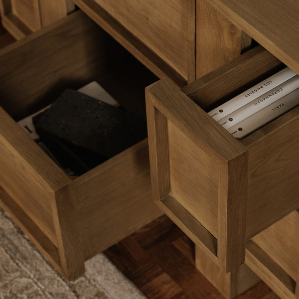 Moe's Henley Nightstand with Soft-Close Drawers