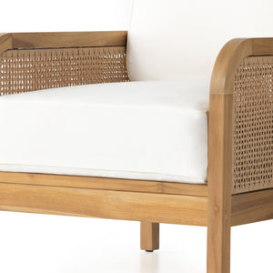 Merit Outdoor Chair In Natural Teak In Fsc