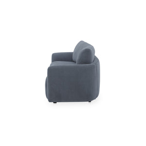 Moe's Callie Sofa 91" in Slate Blue with High Back