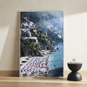 Beach In Positano (48" X 72") In Slim Aarons's Showcase In Photography Art