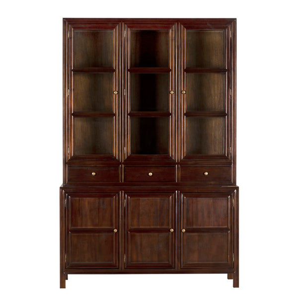 Colonial Hutch, Hand Rubbed Brown