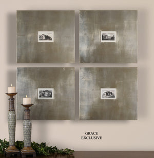 Historical Buildings Framed Art Set/4