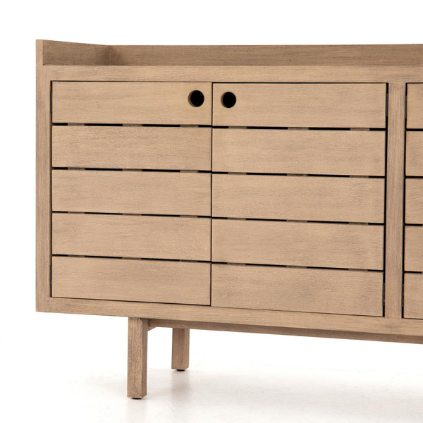 Lula Outdoor Sideboard In Washed Brown