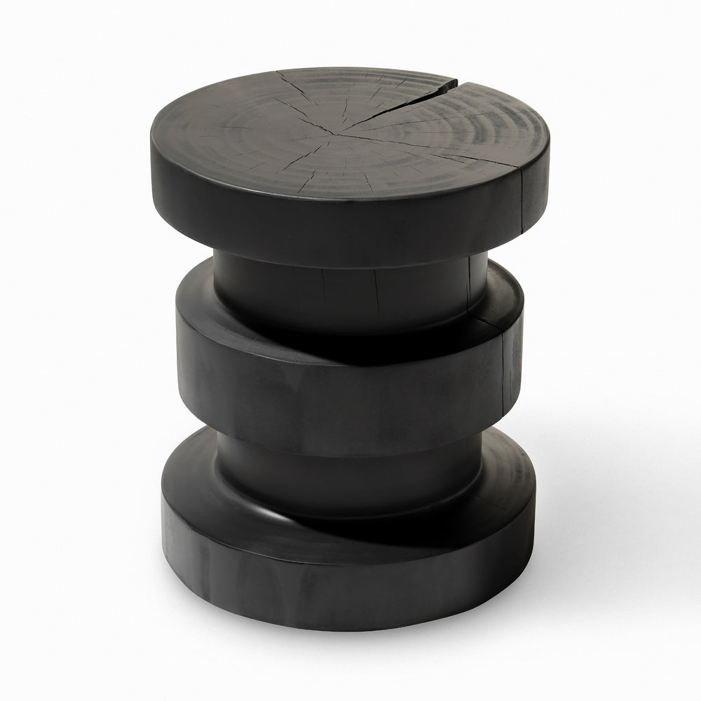 Inez End Table In Black Pine