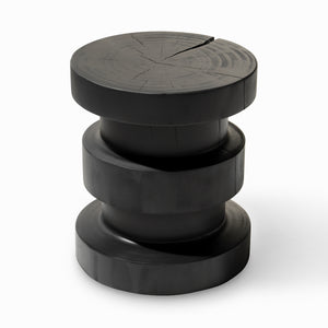 Inez End Table In Black Pine