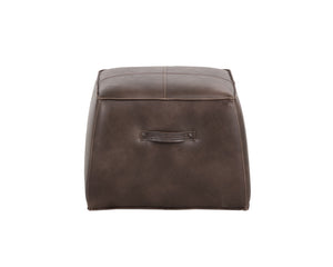 Aspen Ottoman - Havana Dark Brown