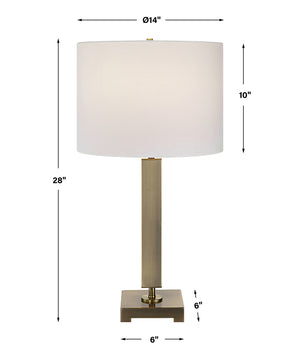 Duomo Brass Table Lamp