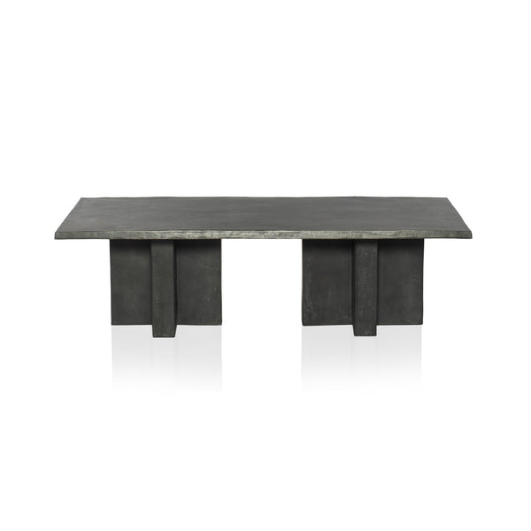 Terrell Outdoor Coffee Table - Aged Grey