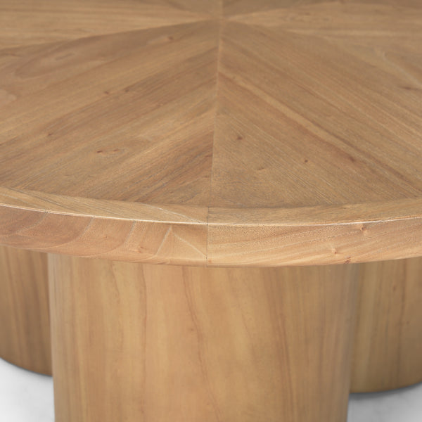 Tavi Medium Brown Round Coffee Table