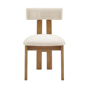 Hailey Boucle Dining Side Chair, Palladian Beige