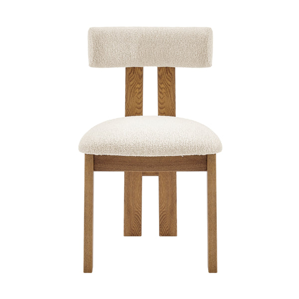 Hailey Boucle Dining Side Chair, Palladian Beige