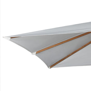 Baska Outdoor Rectangular Umbrella - Arashi Salt