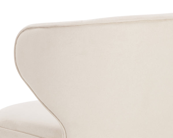 SIMONE SWIVEL DINING CHAIR - CASABLANCA CLOUD