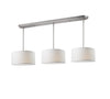 Albion 9 Light Island/Billiard  in Brushed Nickel Finish
