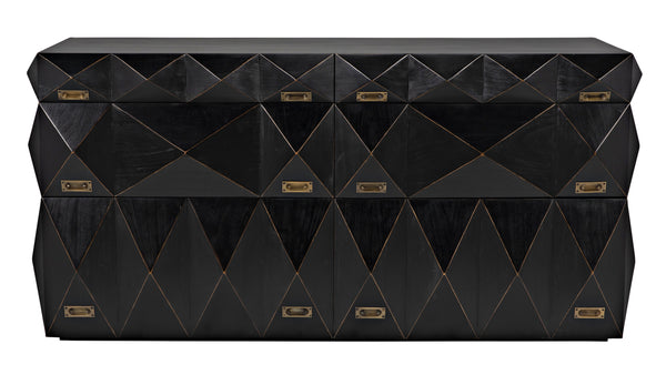 Allegra Dresser, Hand Rubbed Black
