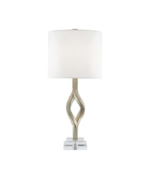 Elyx Table Lamp In Chinois Silver Leaf