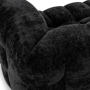 Walter Upholstered Sofa in Zinc with Tuxedo Arms