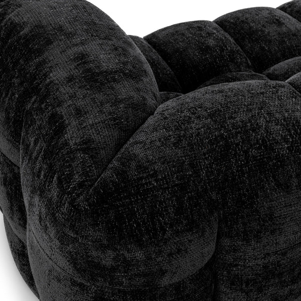 Walter Upholstered Sofa in Zinc with Tuxedo Arms