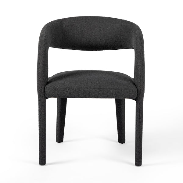 Hawkins Dining Chair In Fiqa Boucle Chrcl