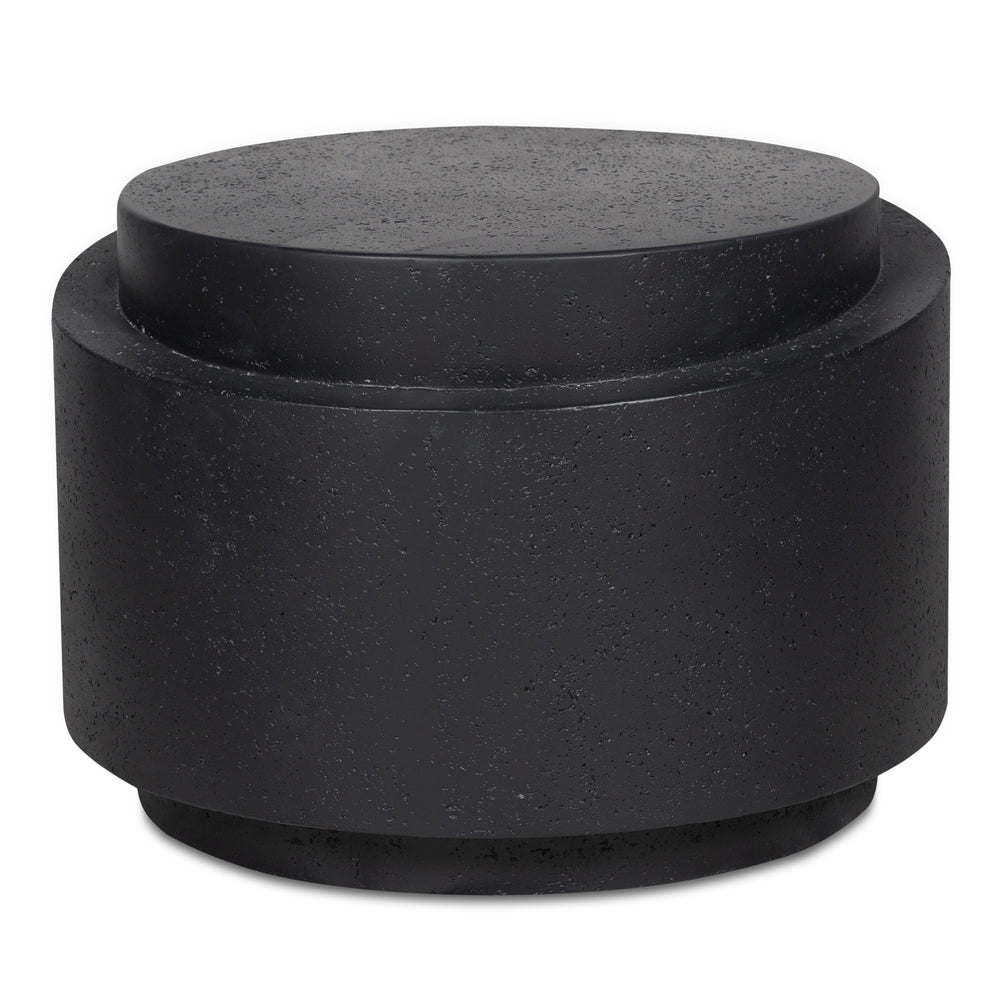 Moe's Cosmo Outdoor Accent Table in Black Finish