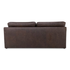 Moe's Thurlow Right Arm Facing Sofa in Brown Leather