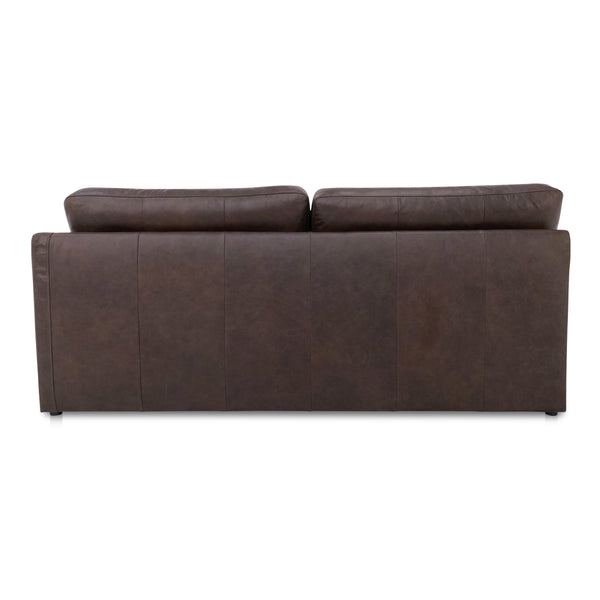 Moe's Thurlow Right Arm Facing Sofa in Brown Leather