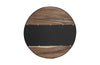 River Mirror, Natural, Round