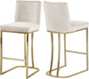 Rick Stool In Cream Velvet