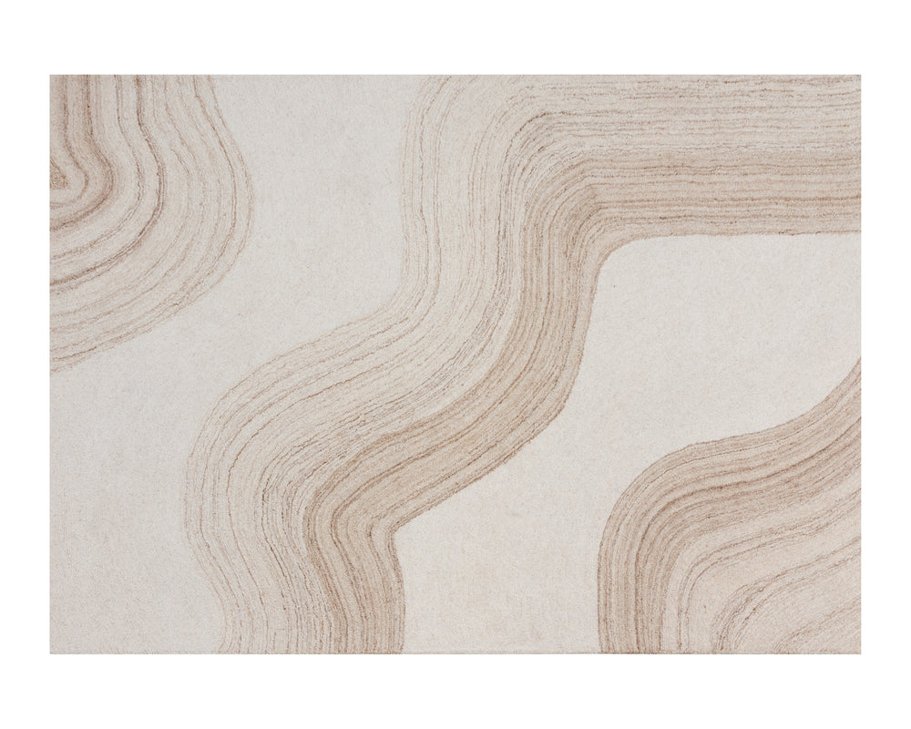 SANIBEL HAND-TUFTED RUG - IVORY / BEIGE- 10' X 14'