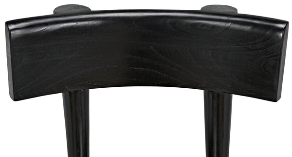 Gilbert Sungkai/Mindi Chair in Charcoal Black