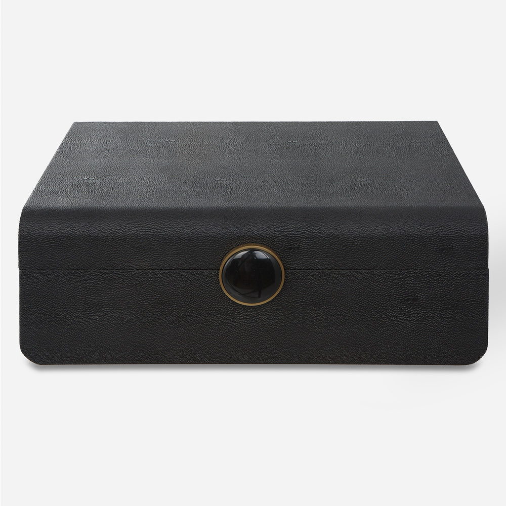 Lalique Black Shagreen Box