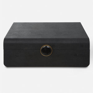 Lalique Black Shagreen Box