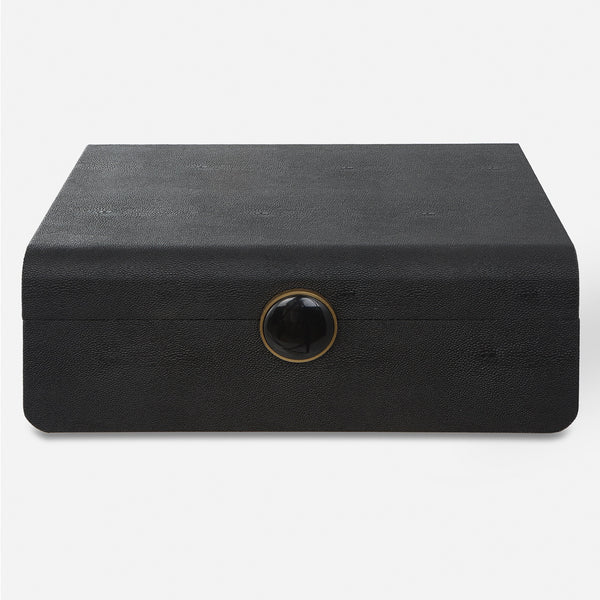 Lalique Black Shagreen Box