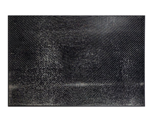 Opposites Attract (set Of 2) - 40" X 60" - Charcoal Floater Frame
