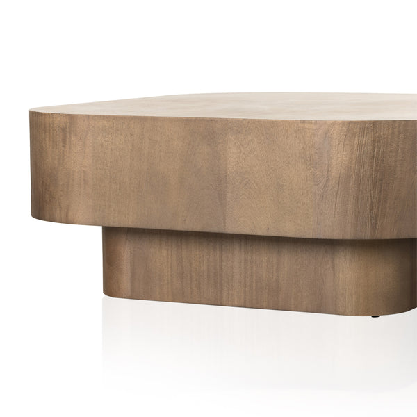 Blanco Coffee Table In Warm Umber Burl