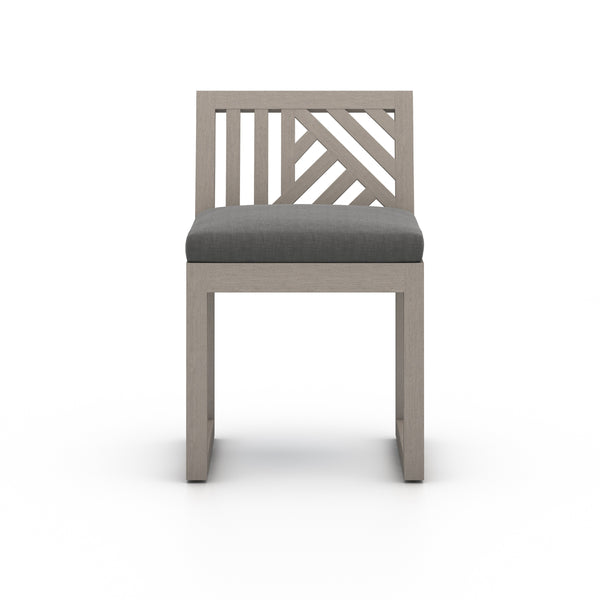 Avalon Outdoor Dining Chair In Gry/Charcoal