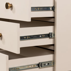 Van Rectangular Nightstand In Alabaster