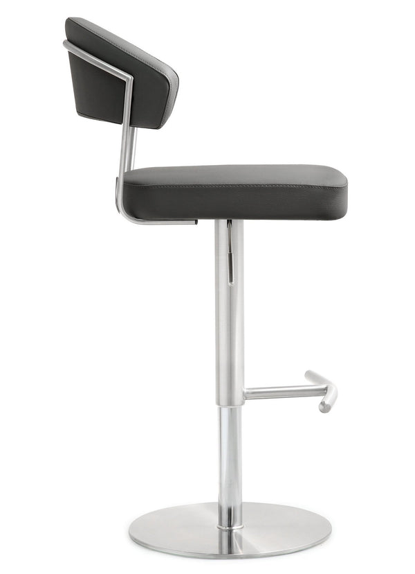 Cosmo Grey Stainless Steel Barstool