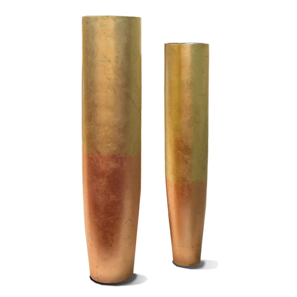 Nobu Floor Vase, Gilded - Made in Chicago