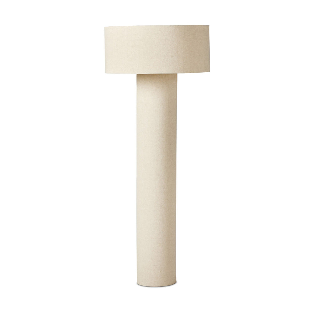Hensley Floor Lamp In Flax Linen