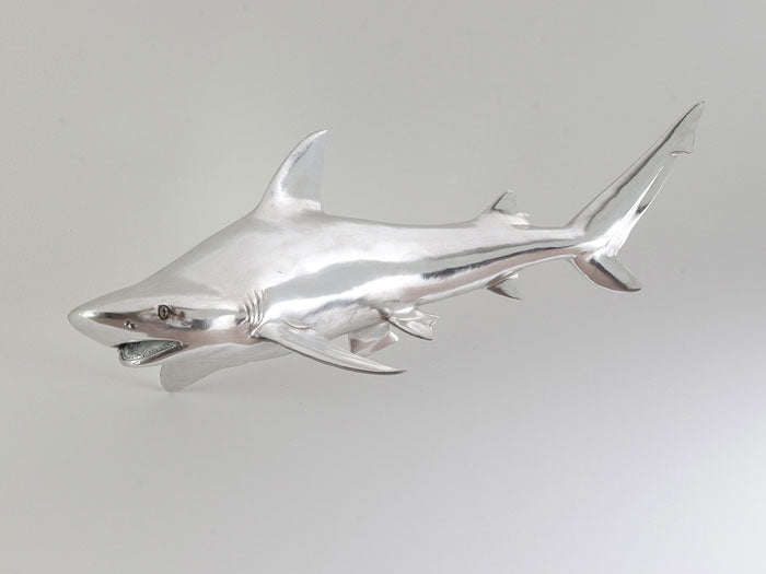 Black Tip Reef Shark, Silver Leaf