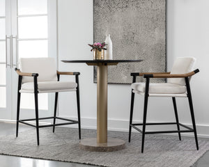 MEADOW COUNTER STOOL - HEATHER IVORY TWEED