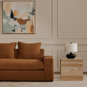 Moe's Thomas Sofa in Rust Polyester