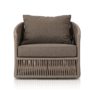 Porto Outdoor Swivel Chair - Ellor Brown