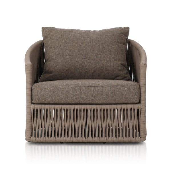 Porto Outdoor Swivel Chair - Ellor Brown