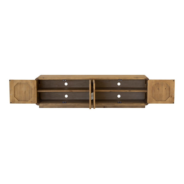 Moe's Monterey Media Cabinet Rustic Blonde