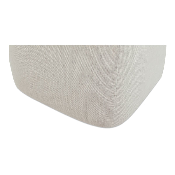 Moe's Larson Rolling Dining Chair in Heather Grey